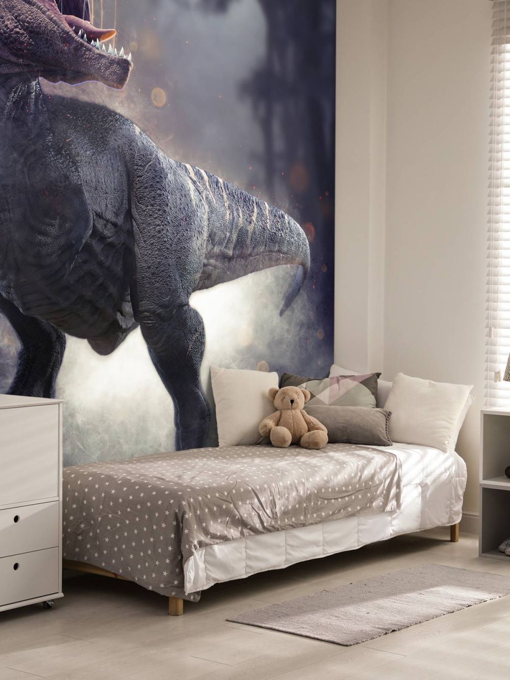 Tyrannosaurus Rex tijdens de nacht