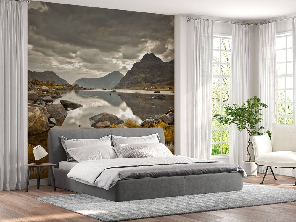 Lofoten tijdens bewolking