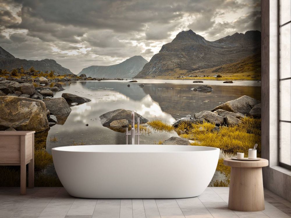 Lofoten tijdens bewolking