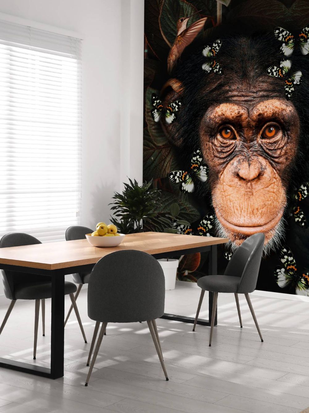 Tropical Chimpanzee Portret