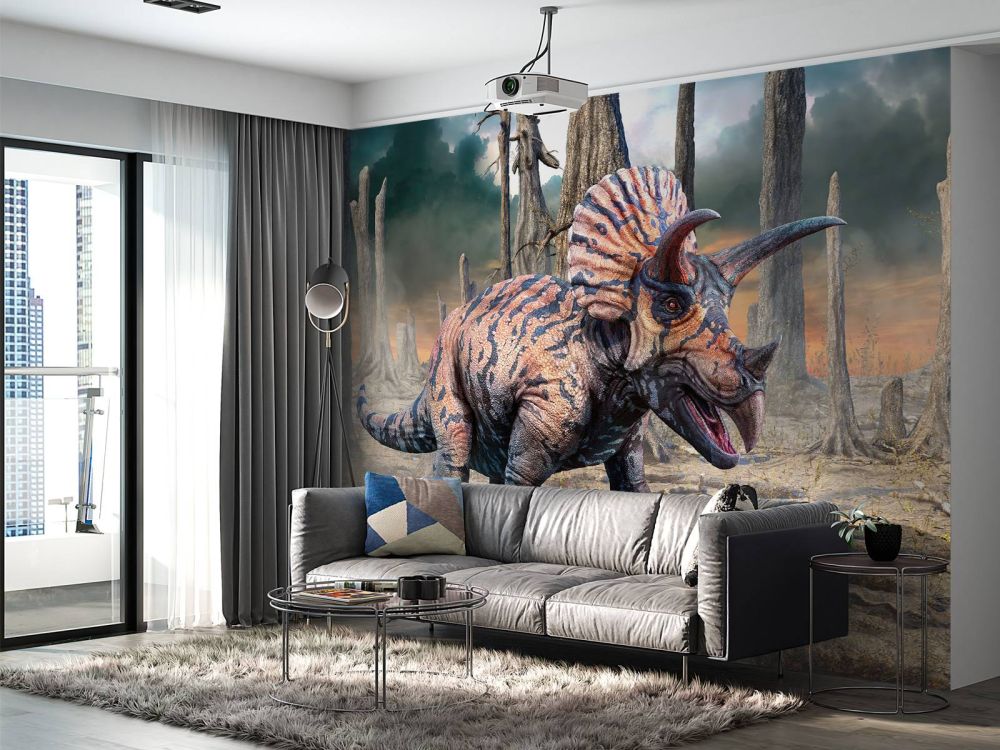 Torosaurus in een verlaten gebied