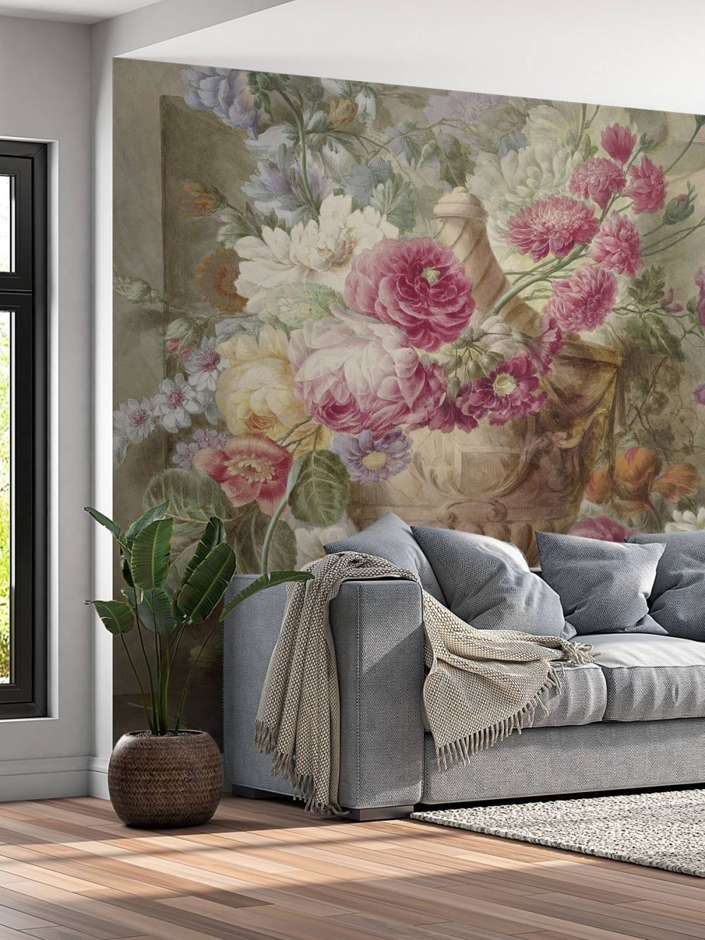 Vaas met bloemen, Pieter van Loo