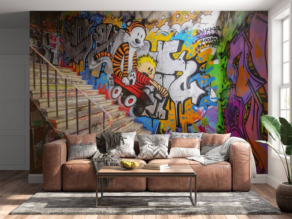 Graffiti met trap