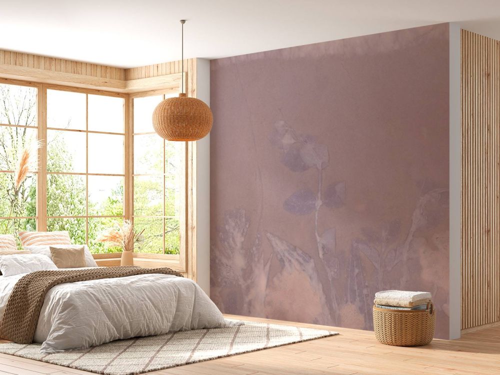 Wilde geranium en sneeuwbes - mauve
