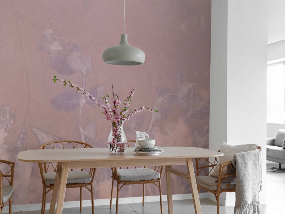 Wilde geranium en sneeuwbes - mauve