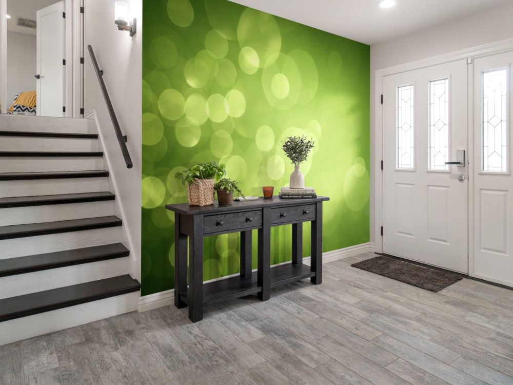 Abstract groene cirkels