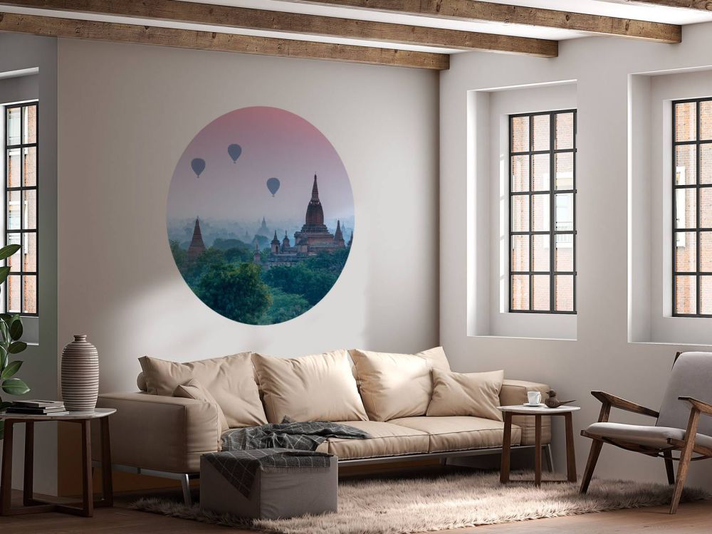 Tempels en hete luchtballonnen