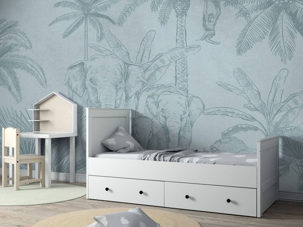 Olifanten blauw