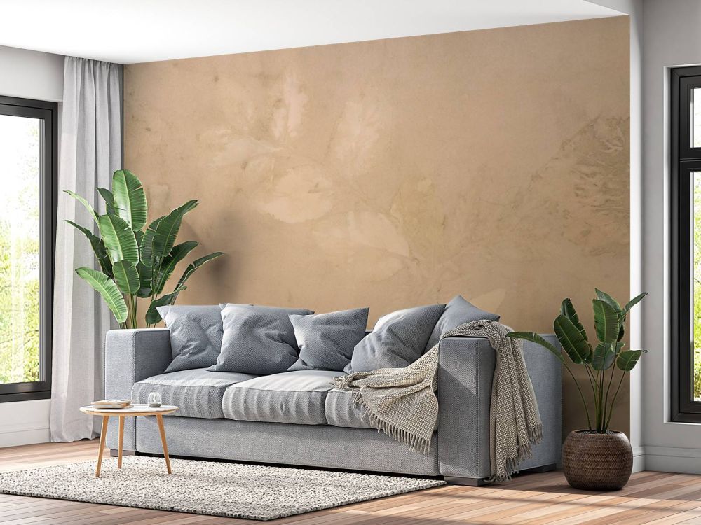 Weegbree en wilde geranium - sepia