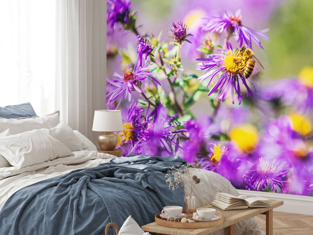 Paarse bloemen