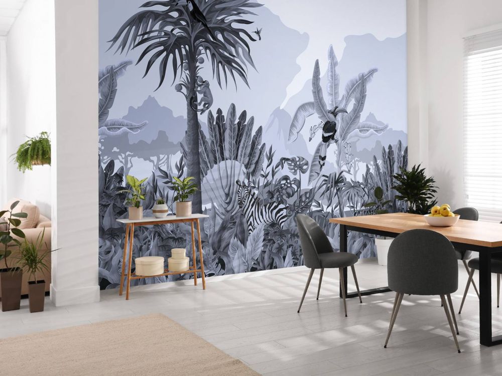 Blauwe jungle