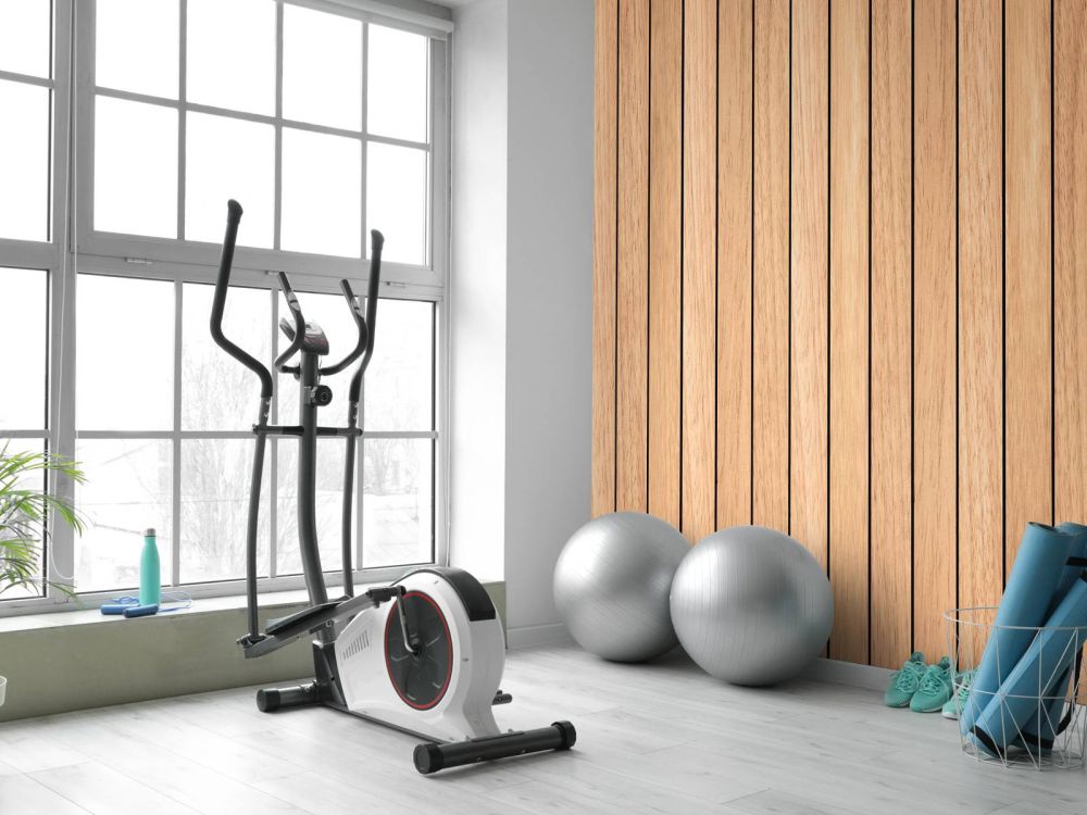 Lichte verticale houten planken