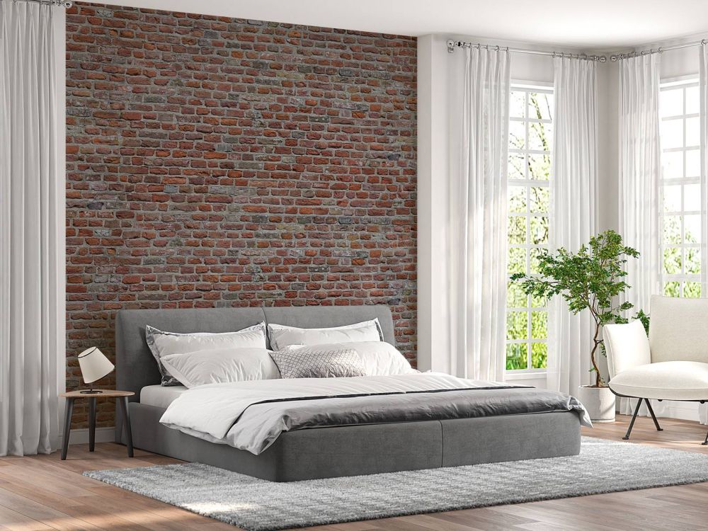 Gerestaureerde muur 