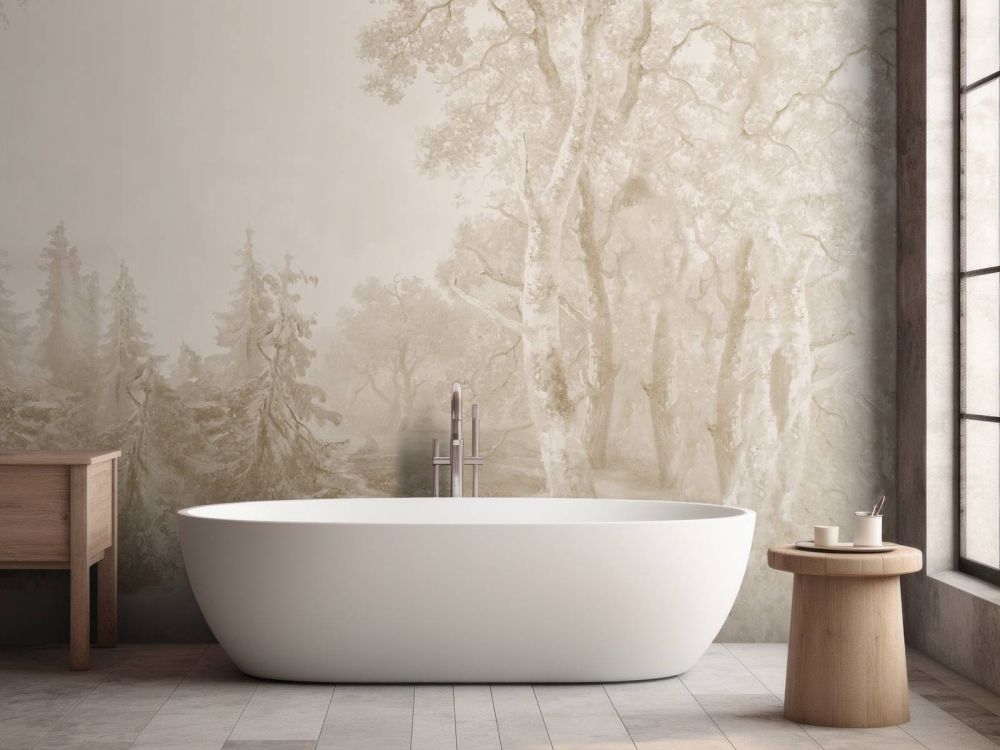 Forest Landscape Beige #1