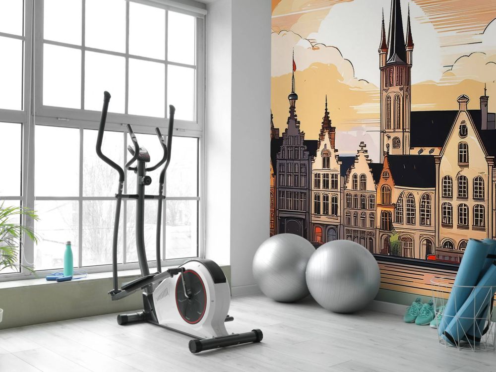 Gent vintage illustratie