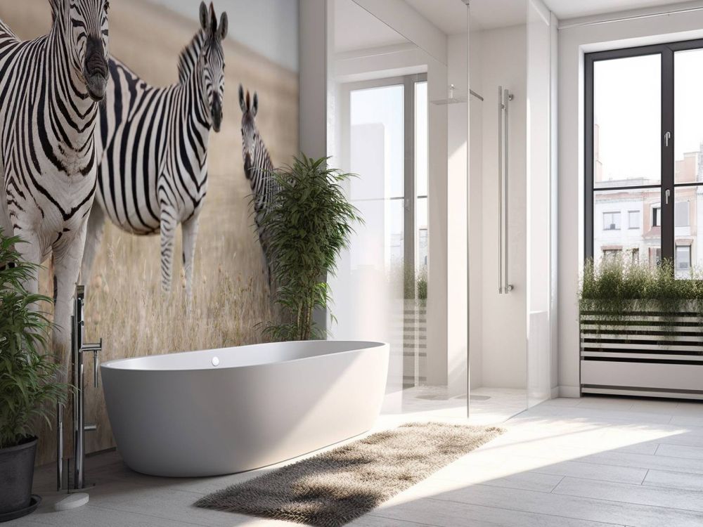Zebra's in de natuur
