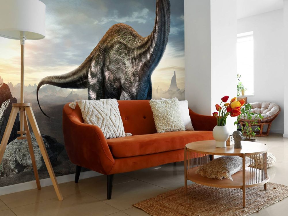 Apatosaurus in de bergen