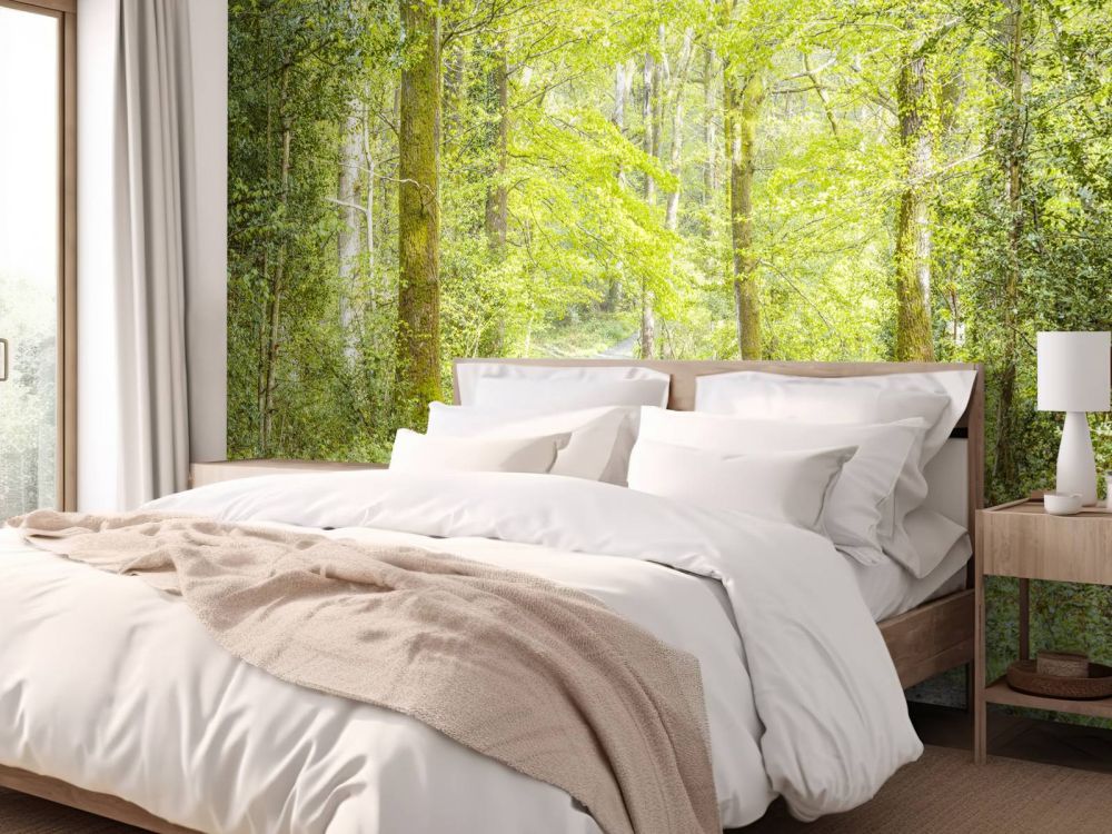 het groene bos