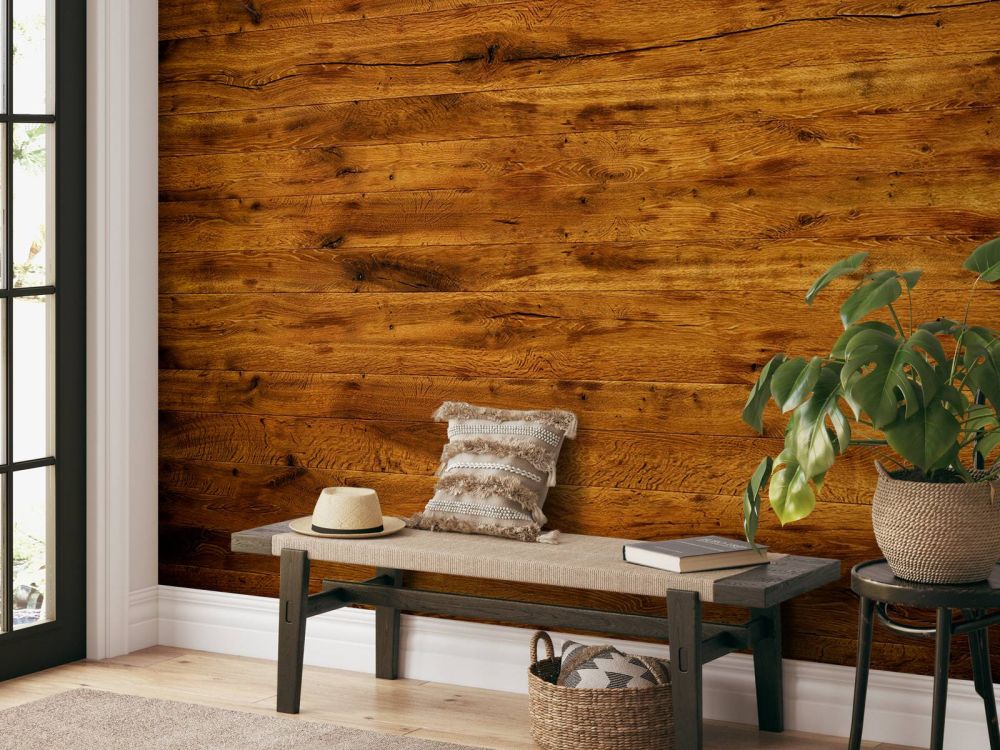 Oude houten planken