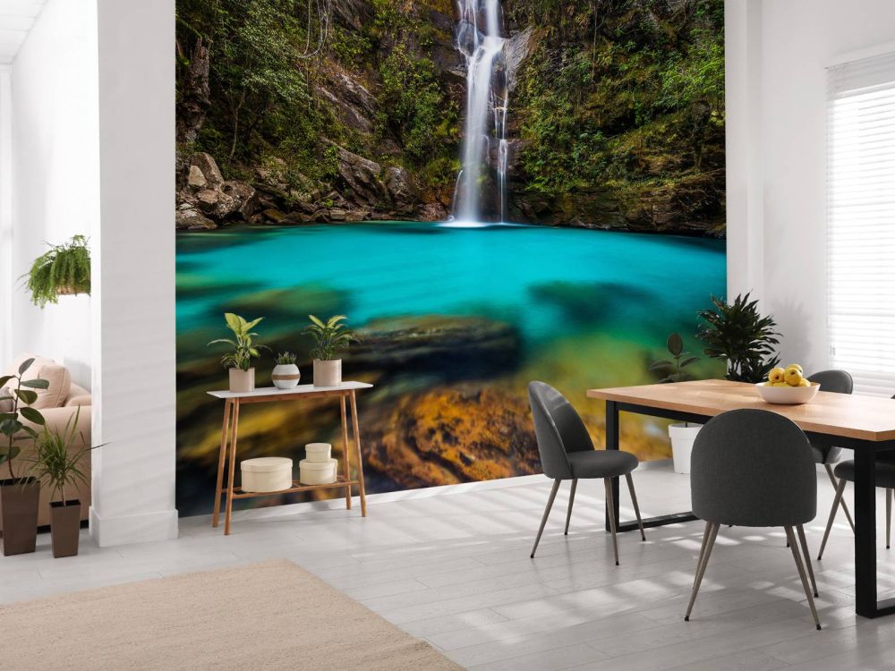 Turquoise waterval