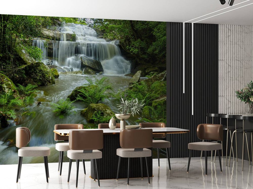 Vloeiende waterval