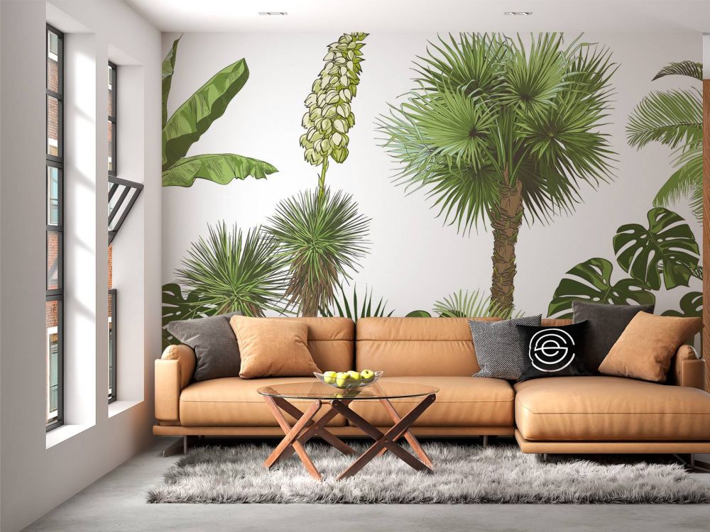 Groene tropische planten