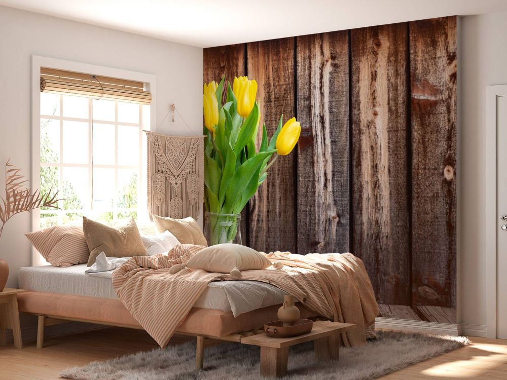Vaas met tulpen
