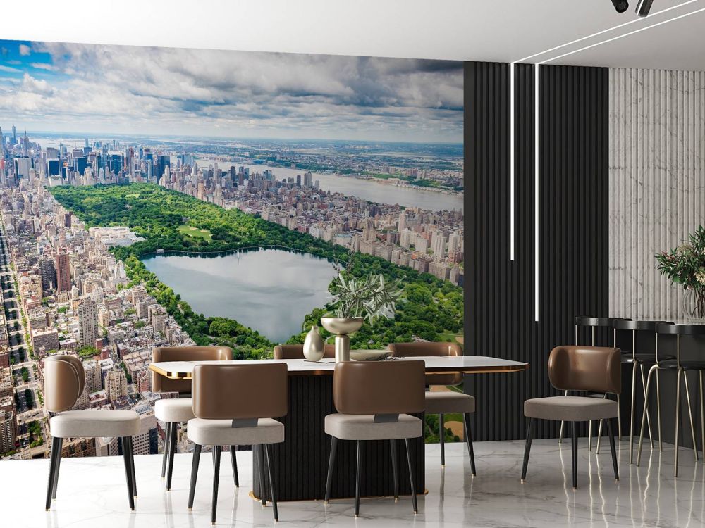 Skyline met Central Park