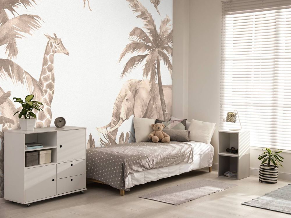 Jungle dieren taupe
