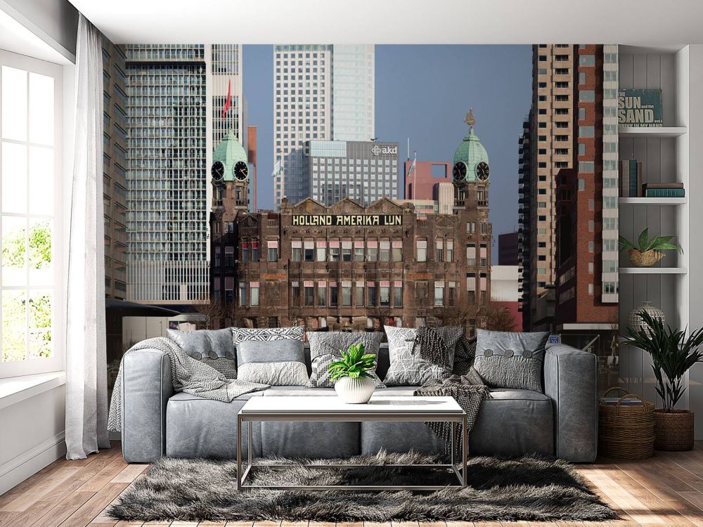Hotel New York Rotterdam in kleur 