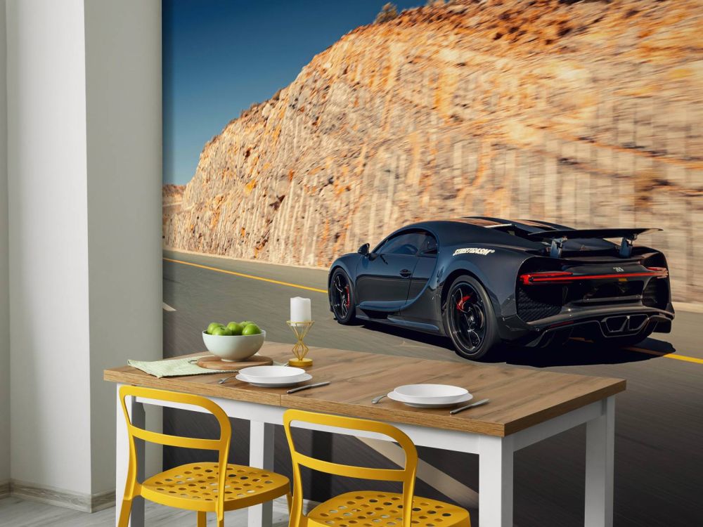 Bugatti Chiron Pur Sport in actie