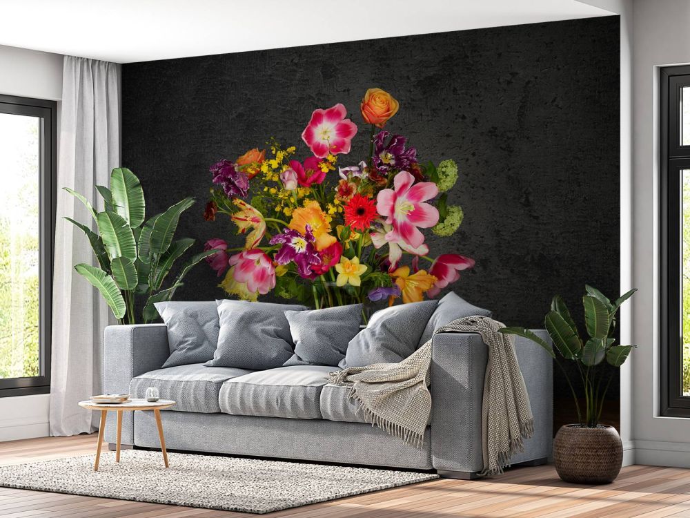 Kleurrijk boeket bloemen