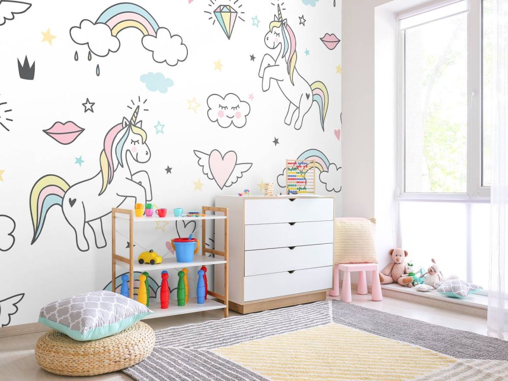 Unicorns met hartjes