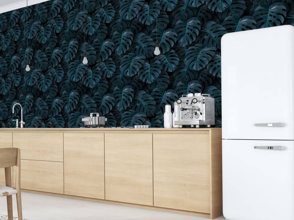 Tropische groene Monstera bladeren