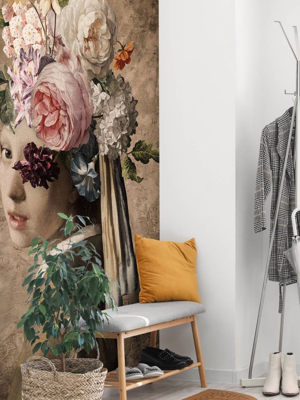 Meisje met de parel - flower design