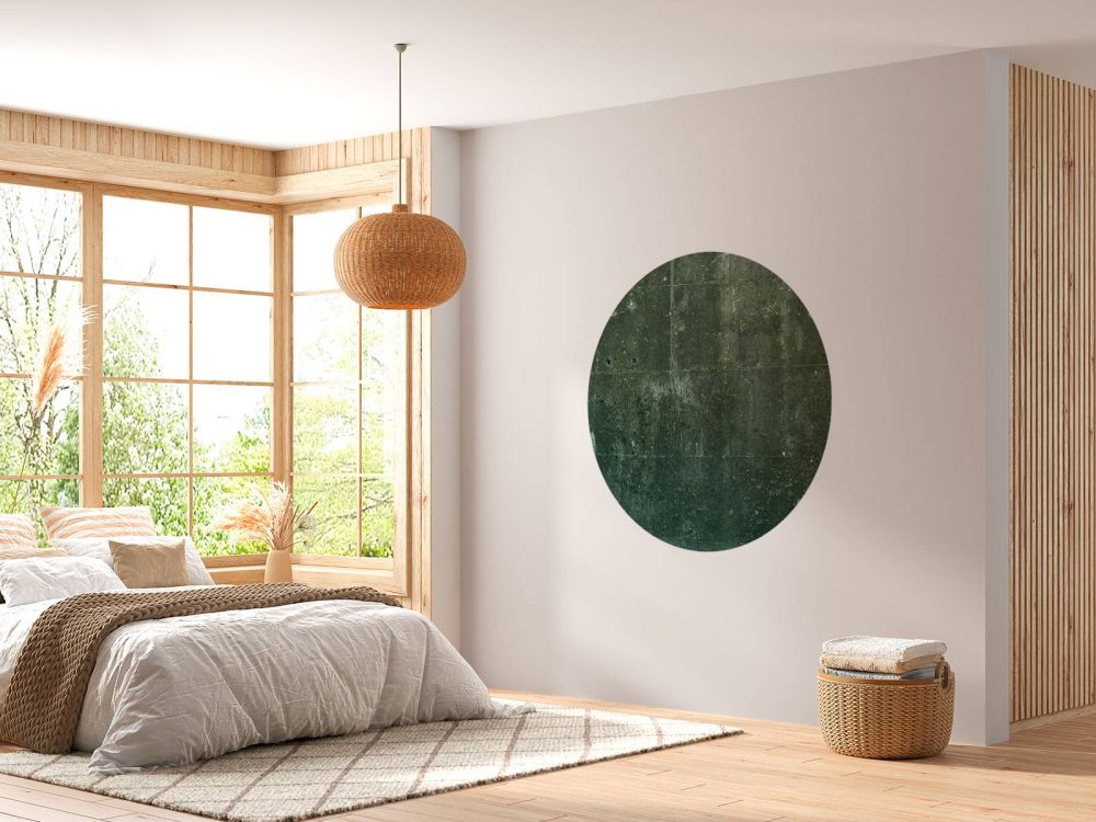 Groen betonlook