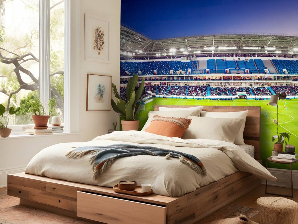 Voetbalstadion panorama