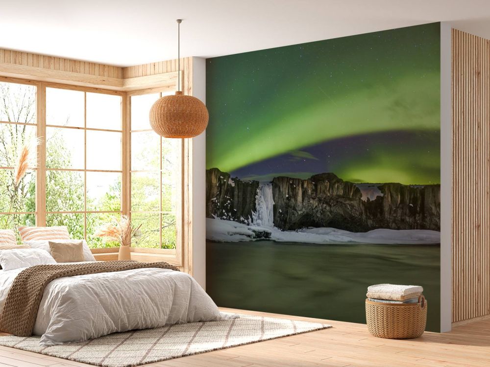 Panorama foto van het Noorderlicht