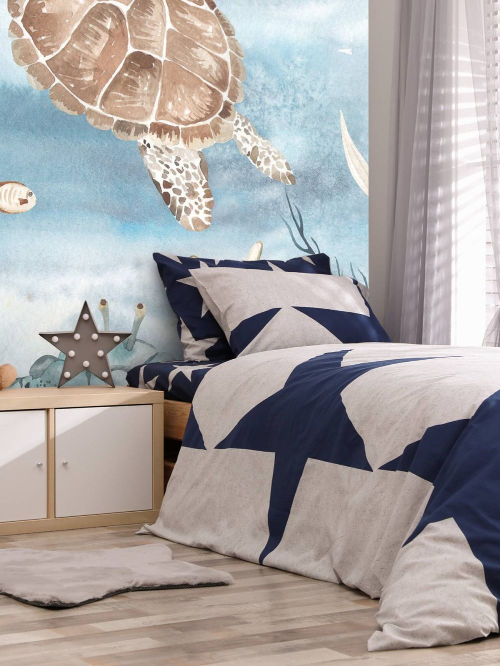 Waterverf zeeschildpad
