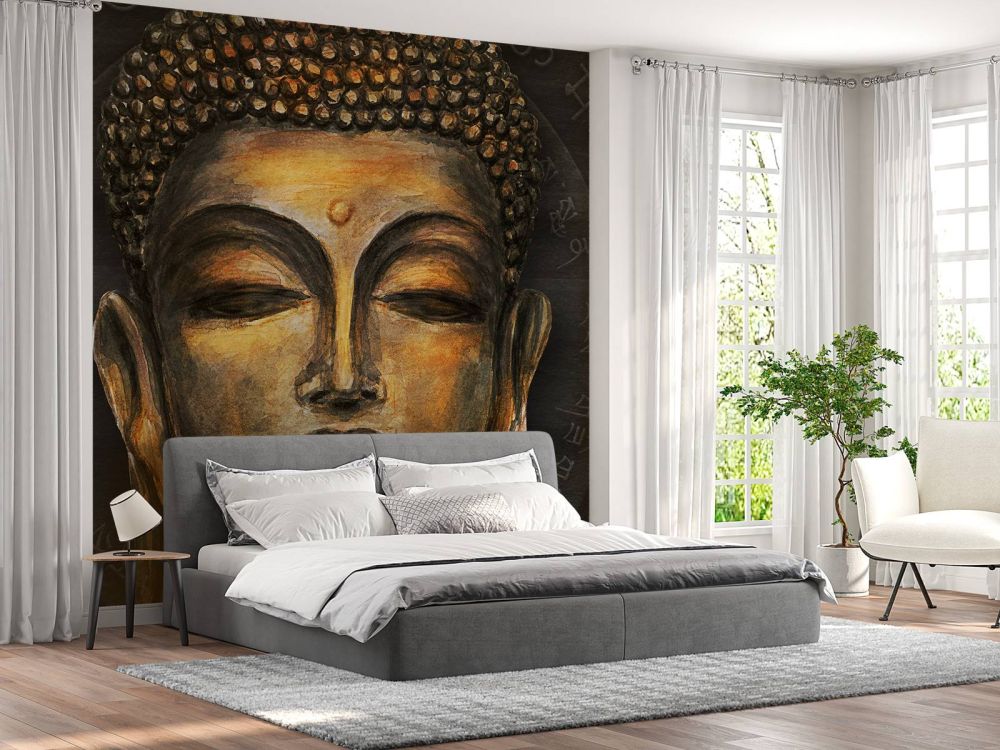 Geschilderde Buddha