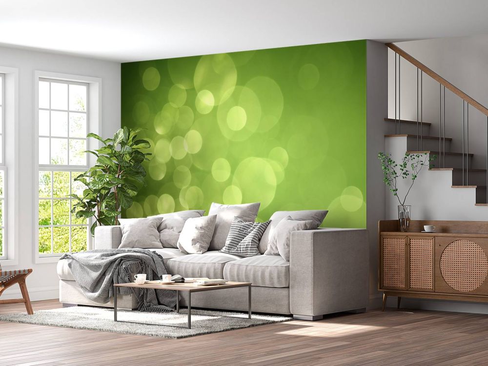 Abstract groene cirkels