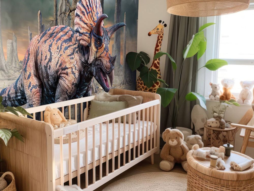 Torosaurus in een verlaten gebied