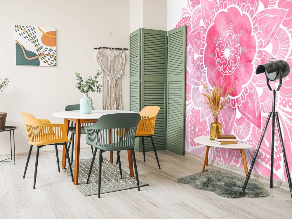 Mandala met bloemenpatroon