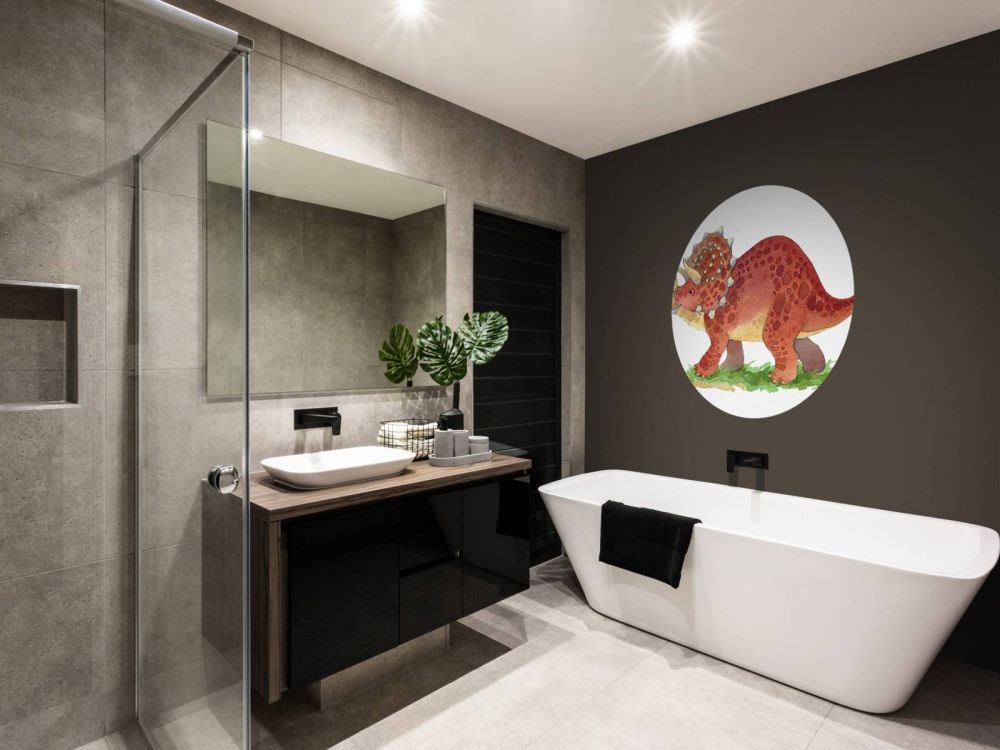 Schattige Triceratops dinosaurus
