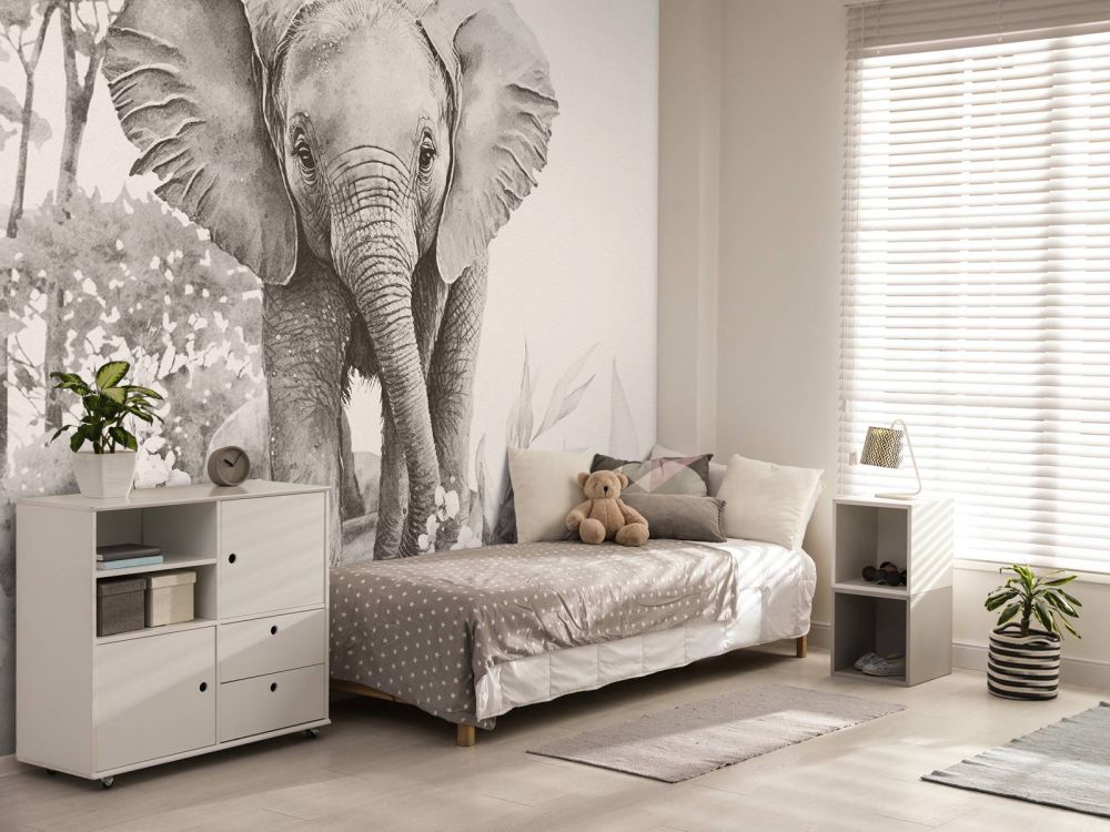 Olifantje in de jungle beige