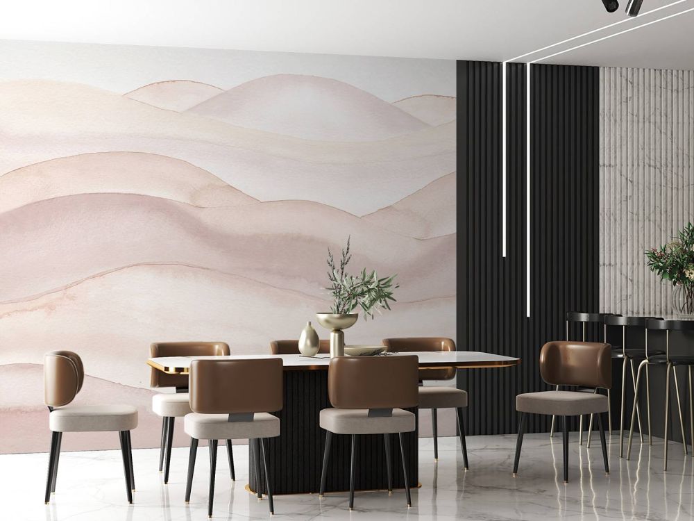 Abstract golvend verloop - nude
