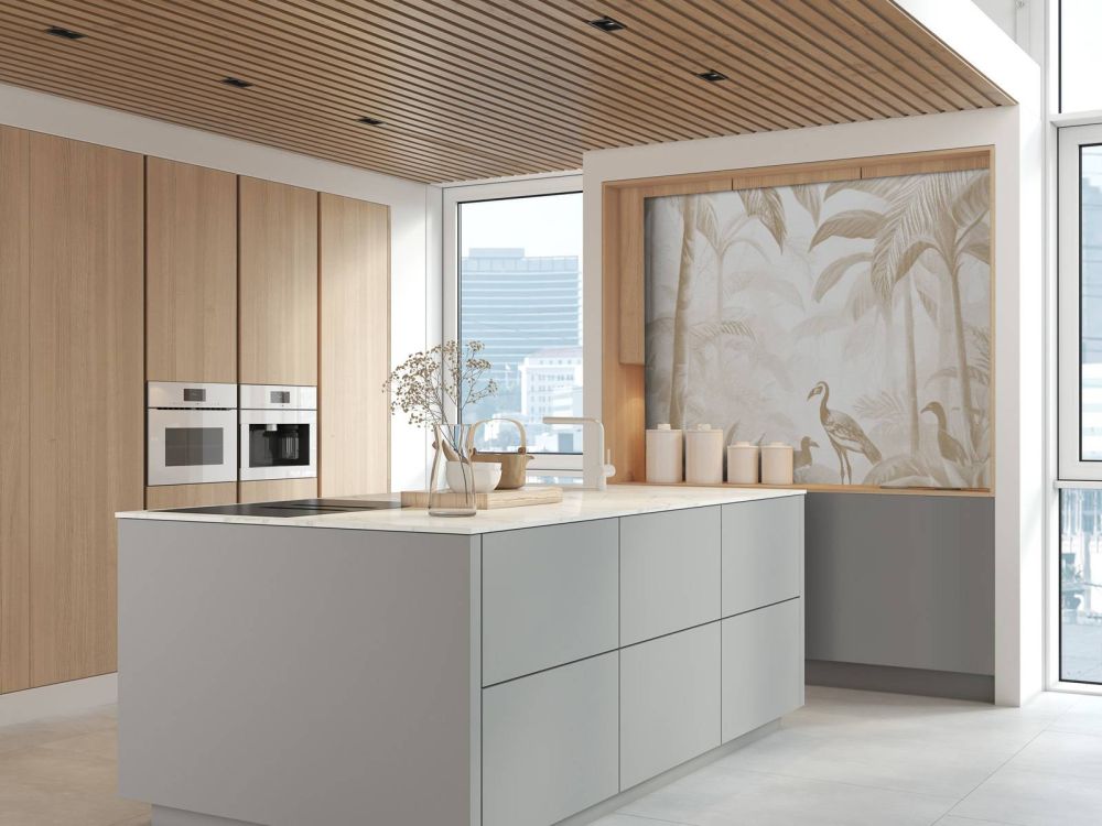 Verborgen Jungle met Ibis, taupe