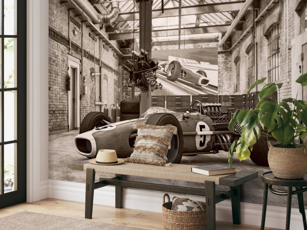 Oude raceauto