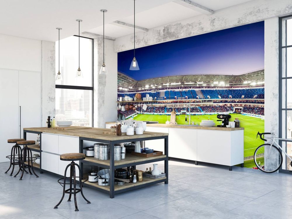 Voetbalstadion panorama