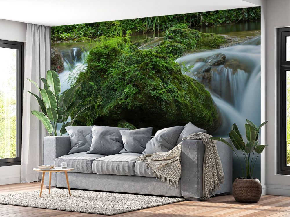 Waterval in het bos